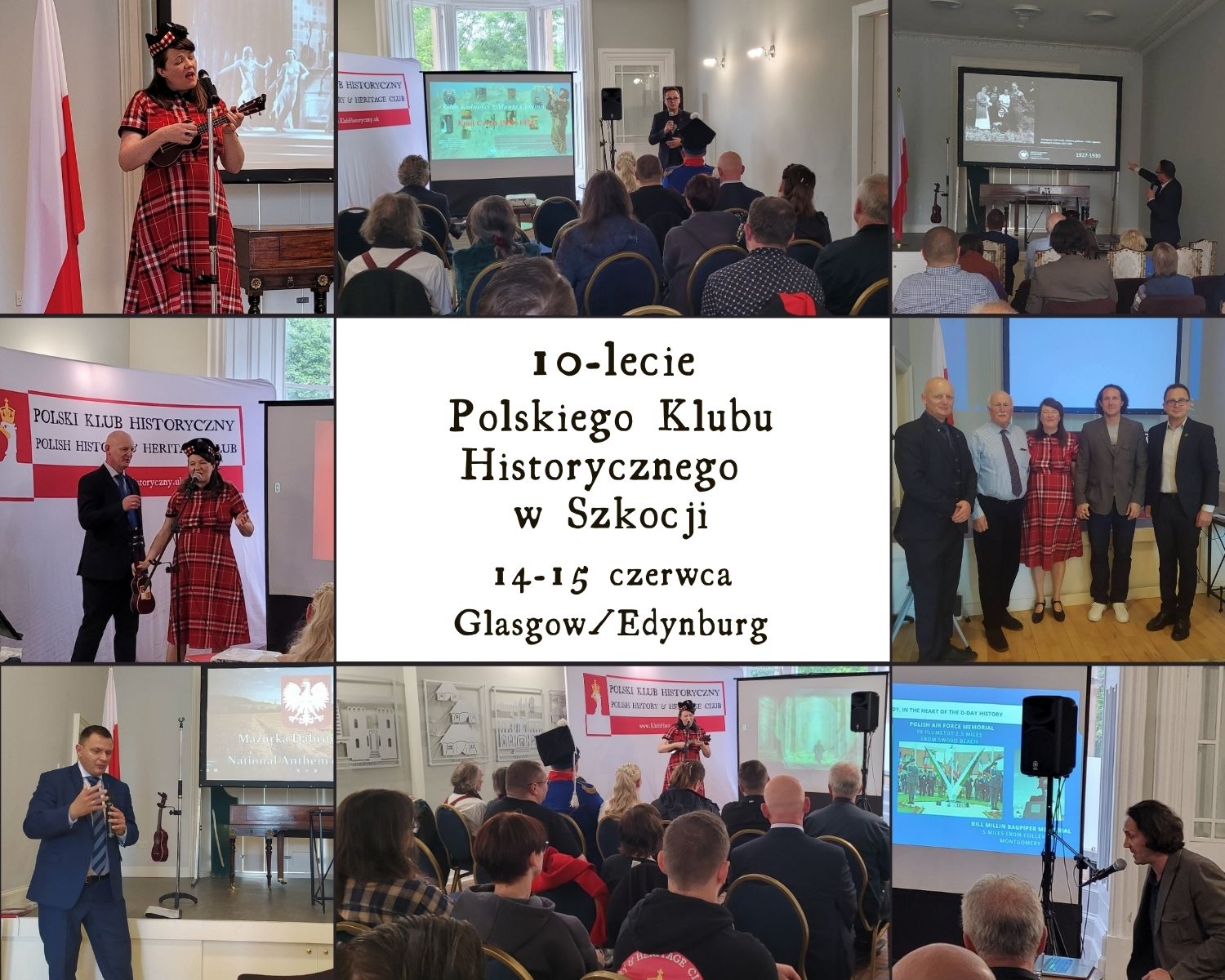 Collage of Polish History & Heritage Club events